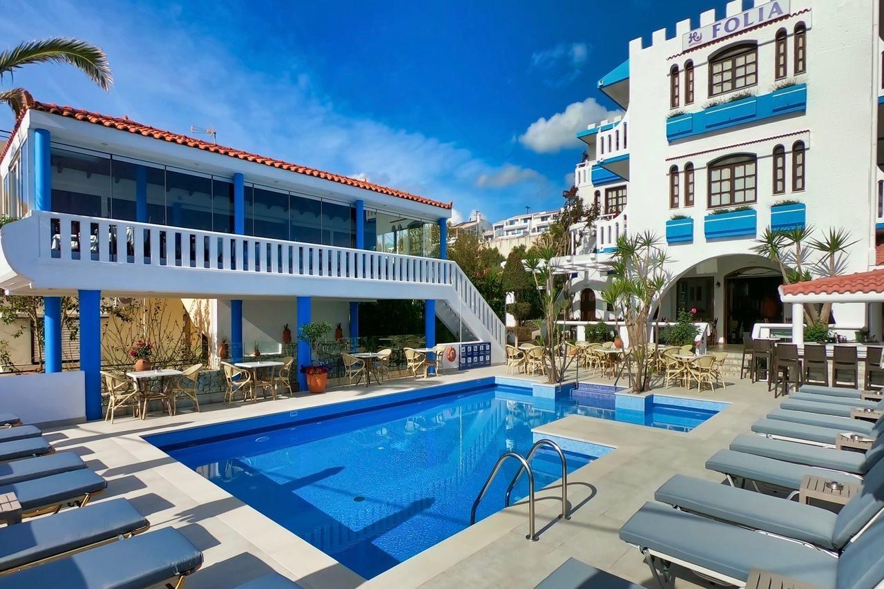 Skala Apartments Agia Marina Eksteriør billede
